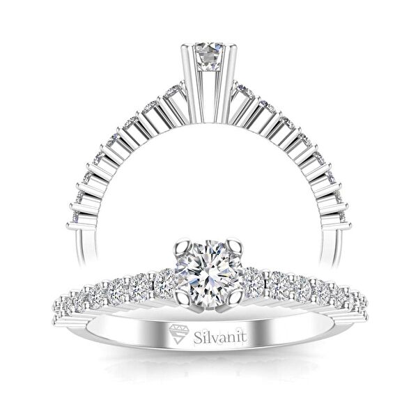 Silvanit Pırlanta Kadın Yüzük