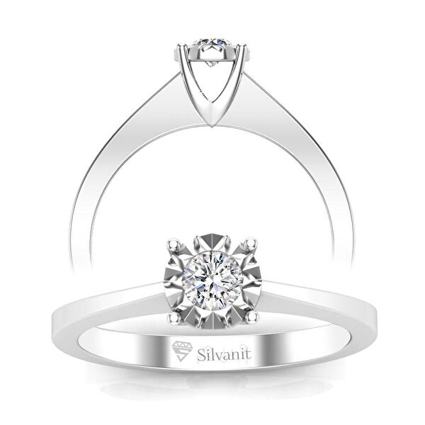 Silvanit Pırlanta Kadın Yüzük