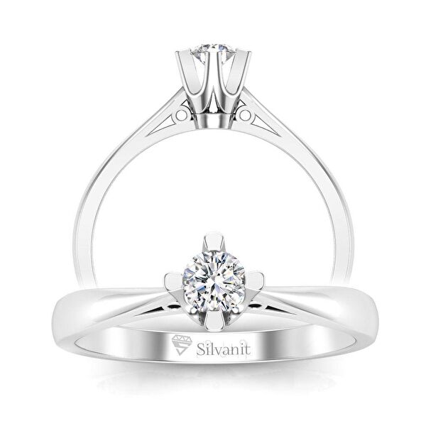 Silvanit Pırlanta Kadın Yüzük