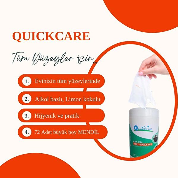 QUICKCARE Cam, Parlak Yüzey Temizleyiciler