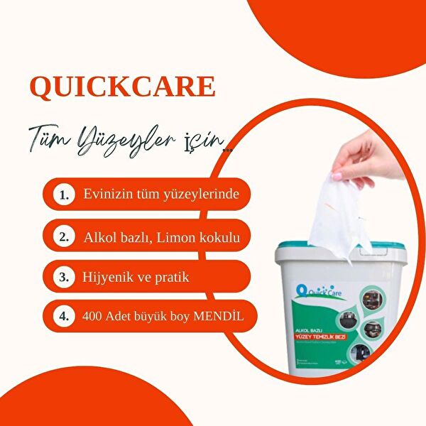 QUICKCARE Cam, Parlak Yüzey Temizleyiciler