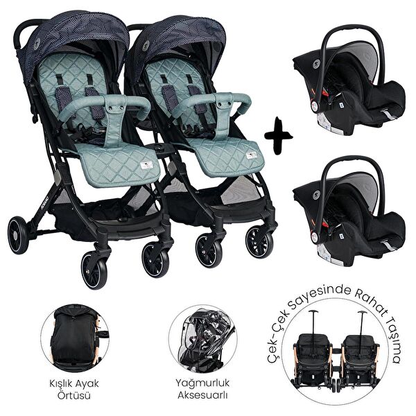 Lorelli İkiz Bebek Arabası
