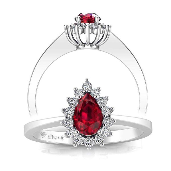 Silvanit Pırlanta Kadın Yüzük