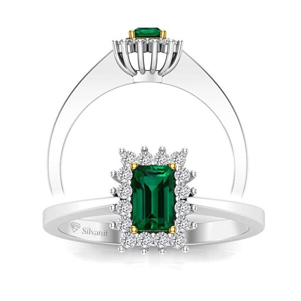 Silvanit Pırlanta Kadın Yüzük