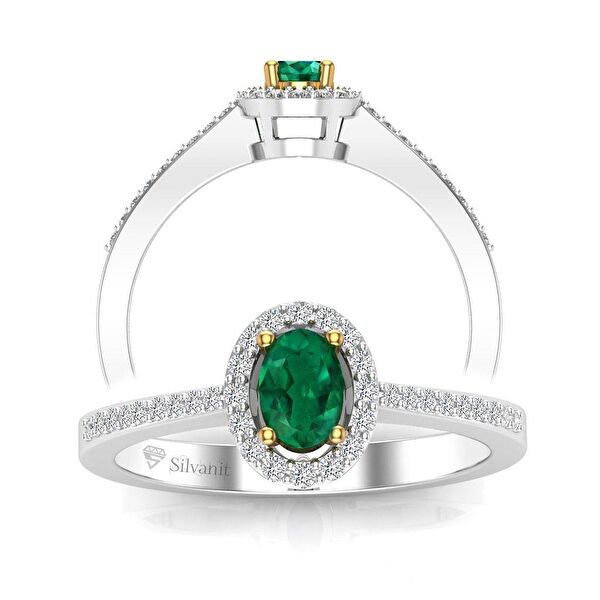 Silvanit Pırlanta Kadın Yüzük