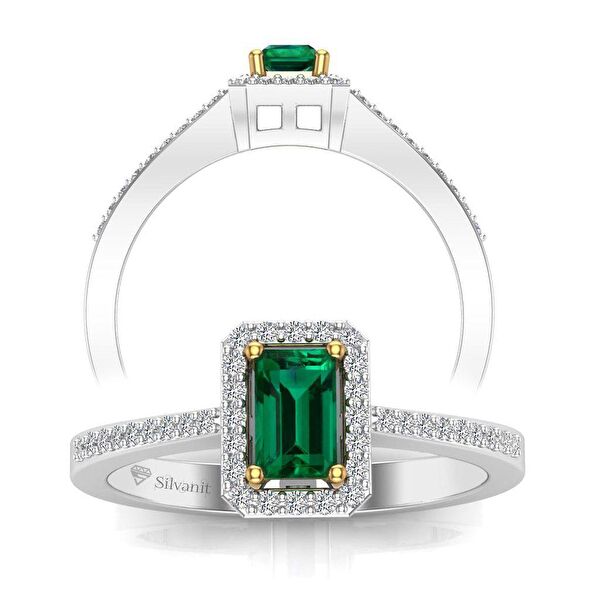 Silvanit Pırlanta Kadın Yüzük