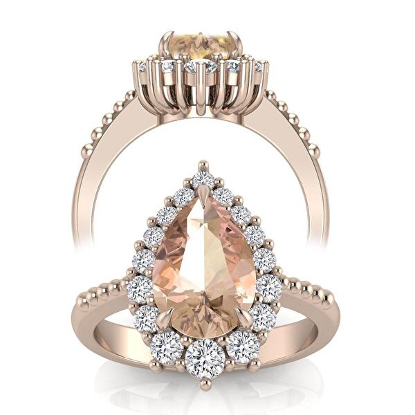 Silvanit Pırlanta Kadın Yüzük