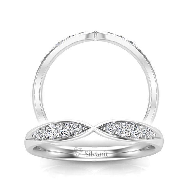 Silvanit Pırlanta Kadın Yüzük