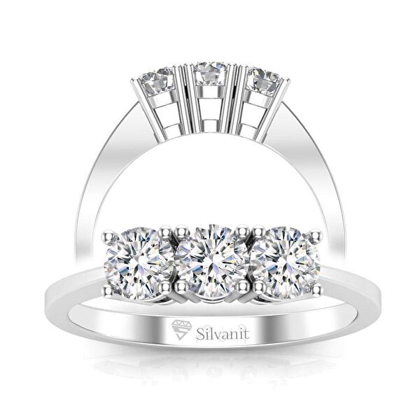 Silvanit Pırlanta Kadın Yüzük