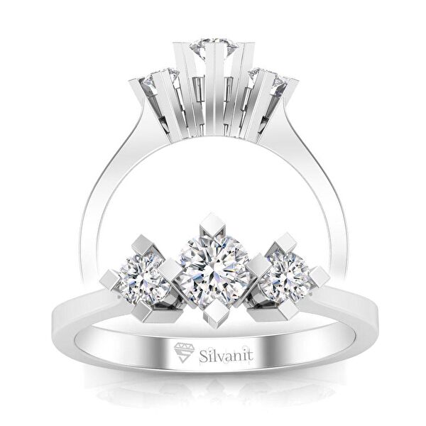 Silvanit Pırlanta Kadın Yüzük