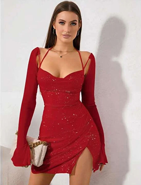 OZN AKSESUAR Abiye Elbise