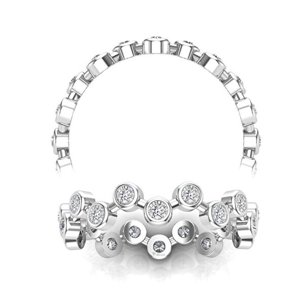 Silvanit Pırlanta Kadın Yüzük