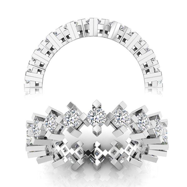 Silvanit Pırlanta Kadın Yüzük