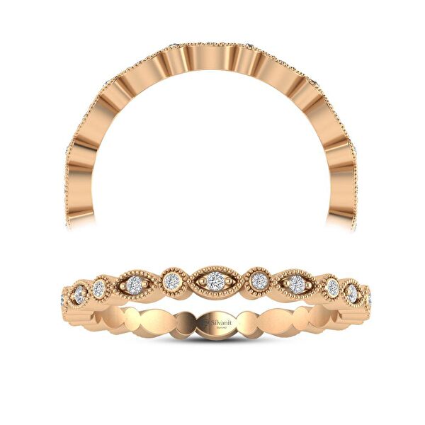 Silvanit Pırlanta Kadın Yüzük