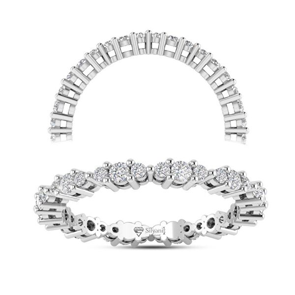 Silvanit Pırlanta Kadın Yüzük