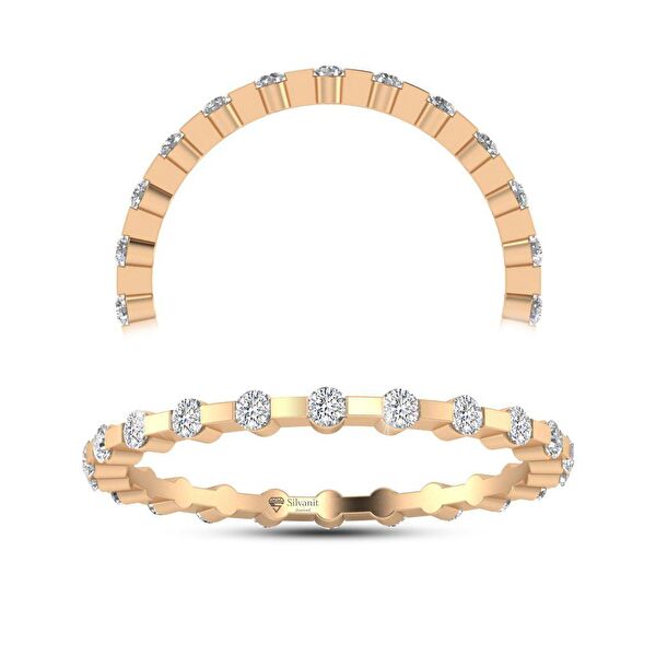 Silvanit Pırlanta Kadın Yüzük