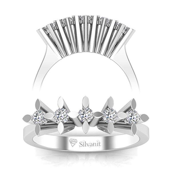 Silvanit Pırlanta Kadın Yüzük