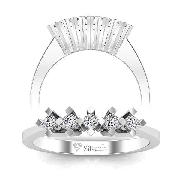 Silvanit Pırlanta Kadın Yüzük