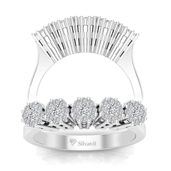 Silvanit Pırlanta Kadın Yüzük