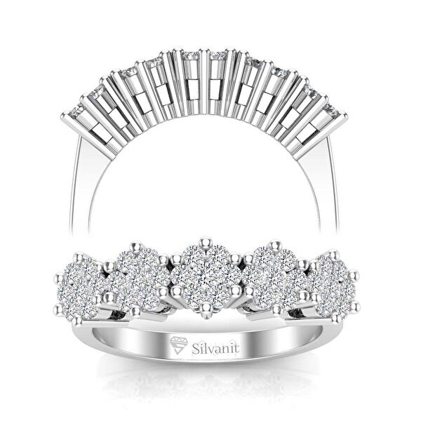 Silvanit Pırlanta Kadın Yüzük