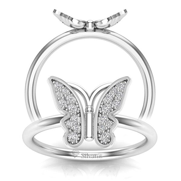 Silvanit Pırlanta Kadın Yüzük