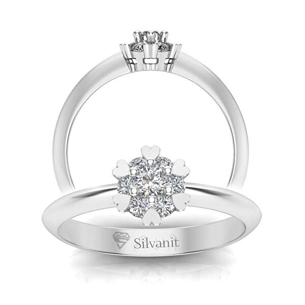 Silvanit Pırlanta Kadın Yüzük