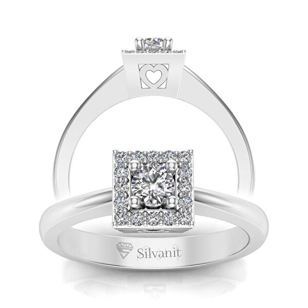 Silvanit Pırlanta Kadın Yüzük