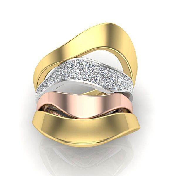 Silvanit Pırlanta Kadın Yüzük