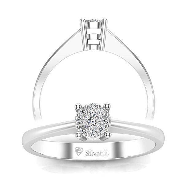 Silvanit Pırlanta Kadın Yüzük