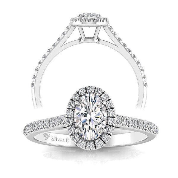 Silvanit Pırlanta Kadın Yüzük