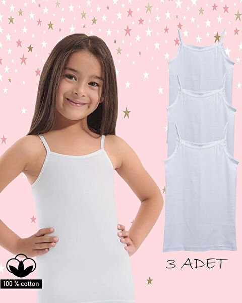 Evnoor Kız Çocuk Atlet, Fanila