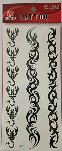 AzrlyA Geçici Dövme, Şablonları