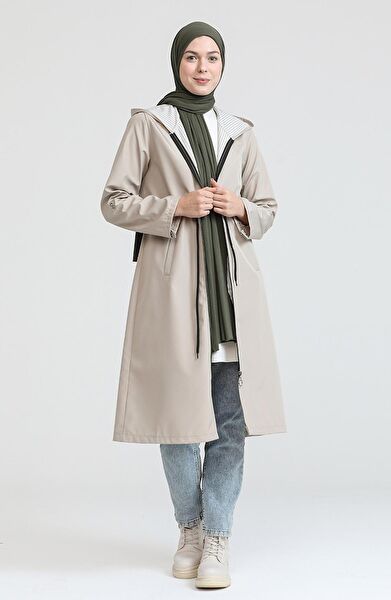 Cooles tButik Kadın Trençkot, Yağmurluk