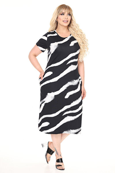 Modayız Büyük Beden Günlük Elbise