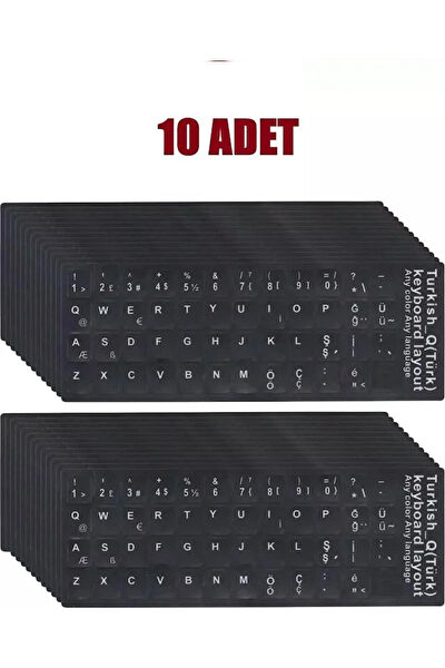 Derwell Klavye Sticker, Etiket