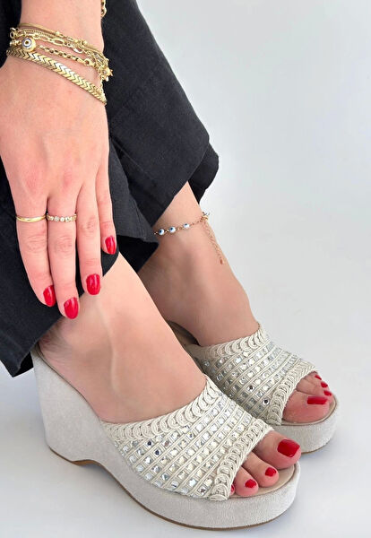 ufukmoda Dolgu Topuklu Ayakkabı