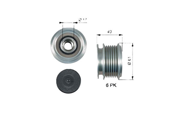 INA Alternatör Kasnağı