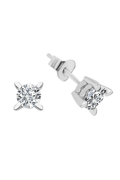 Sirius Pırlanta Altın Küpe