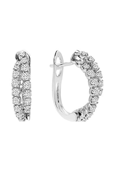 Sirius Pırlanta Altın Küpe