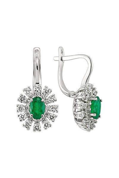 Sirius Pırlanta Altın Küpe