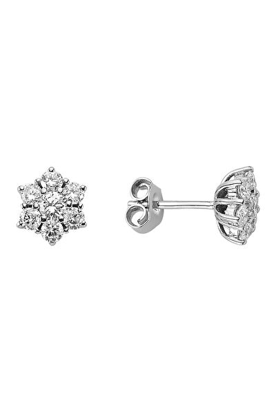 Sirius Pırlanta Altın Küpe