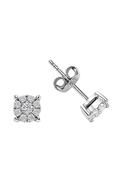 Sirius Pırlanta Altın Küpe