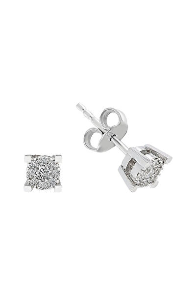 Sirius Pırlanta Altın Küpe