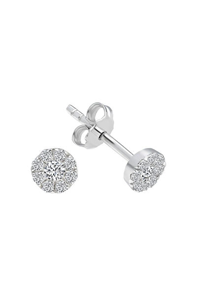 Sirius Pırlanta Altın Küpe