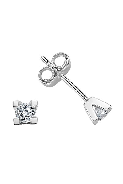 Sirius Pırlanta Altın Küpe