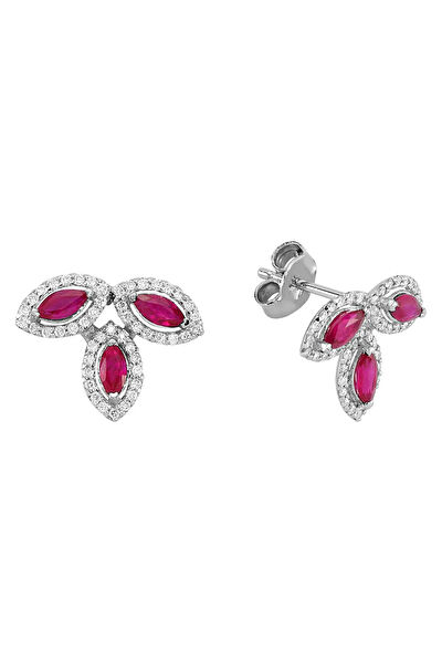 Sirius Pırlanta Altın Küpe