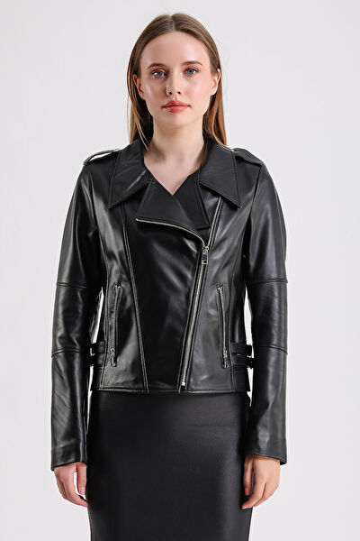 Maroquin Leather Kadın Ceket