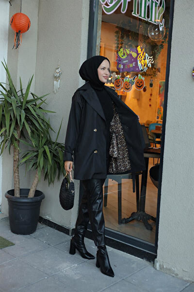 BurcuTesettür Tesettür Trençkot, Yağmurluk