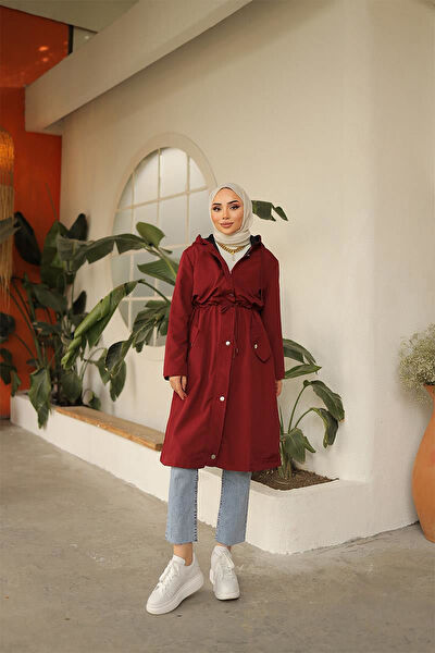 BurcuTesettür Tesettür Trençkot, Yağmurluk