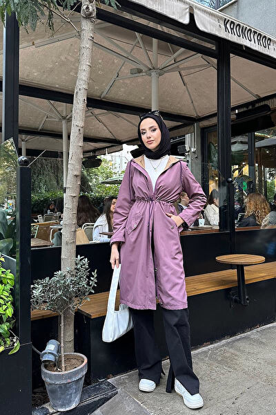 BurcuTesettür Tesettür Trençkot, Yağmurluk